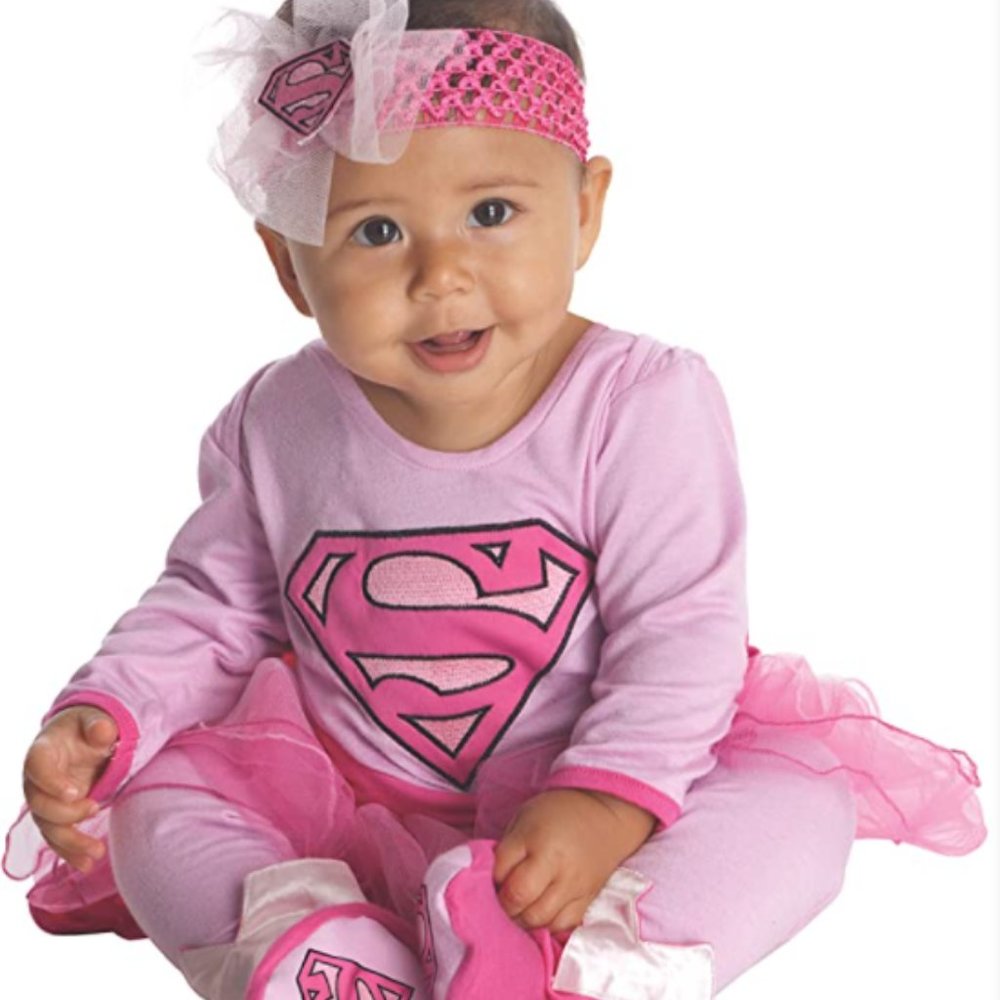 New DC Super Friends Supergirl Halloween Costume 6-12 Months